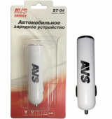 Зарядное устройство AVS ST-04 12/24 В 1 USB  0.9 А 