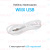 Кабель переходник WlllX USB-микроUSB LED подсветка, белый 