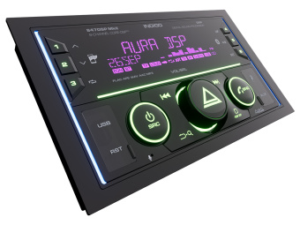 Автомагнитола Aura INDIGO-847DSP-MKII 2DIN USB-ресивер